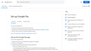 
                            3. Set up Google Pay - Android - Google Pay Help - Google Support