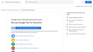 
                            13. Set up Google Pay for Business - Google Support