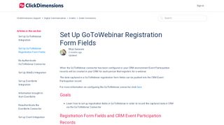
                            13. Set Up GoToWebinar Registration Form Fields – ClickDimensions ...