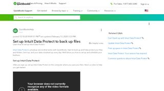 
                            5. Set up Intuit Data Protect (IDP) to back up files - QuickBooks Community