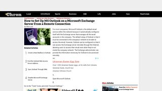 
                            5. Set Up MS Outlook on a Microsoft Exchange Server From a Remote ...