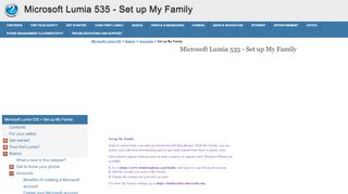 
                            6. Set up My Family | Microsoft Lumia 535