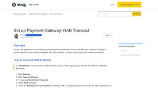 
                            3. Set up Payment Gateway: NAB Transact – Rezdy Help Center