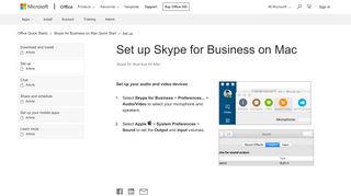 
                            3. Set up Skype for Business on Mac - Office Support - Office 365