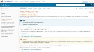 
                            13. Set Up SVN Source Control - MATLAB & Simulink - MathWorks