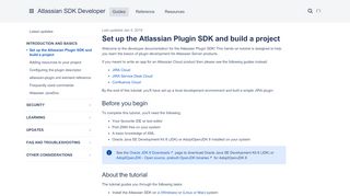 
                            11. Set up the Atlassian Plugin SDK and build a project