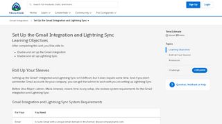 
                            9. Set Up the Gmail Integration and Lightning Sync Unit | ...