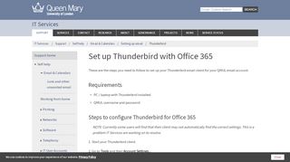
                            8. Set up Thunderbird with Office 365 - IT Services - Queen Mary ...