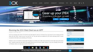 
                            4. Set up your 3CX web VoIP client as a desktop shortcut