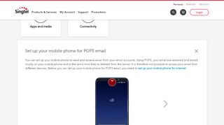 
                            4. Set up your mobile phone for POP3 email - Device help - Singtel