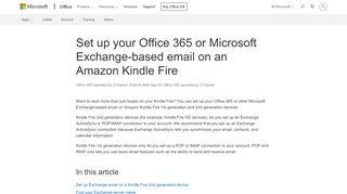 
                            7. Set up your Office 365 or Microsoft Exchange-based email on an ...