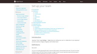 
                            11. Set up your team | AppVeyor