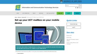 
                            6. Set up your UCT mailbox on your mobile device | Information and ...