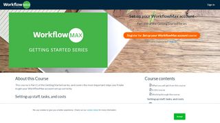
                            13. Set up your WorkflowMax account - Skilljar