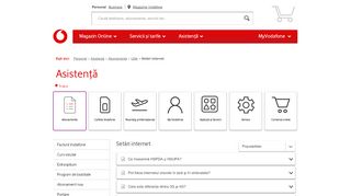 
                            8. Setări internet - Vodafone.ro