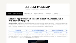 
                            1. SetBeat App Download | Install SetBeat on Android, iOS & Windows PC