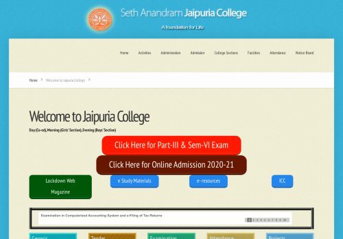 
                            5. Seth Anandaram Jaipuria College | A Foundation for Life