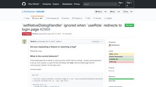 
                            13. `setNativeDialogHandler` ignored when `useRole` redirects to login ...