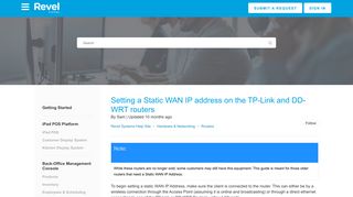 
                            11. Setting a Static WAN IP address on the TP-Link and DD-WRT ...