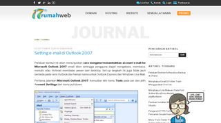 
                            7. Setting e-mail di Outlook 2007 | Rumahweb's News, Article, and ...
