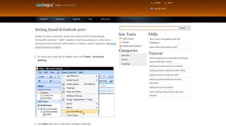 
                            4. Setting Email di Outlook 2007 - IdeBagus