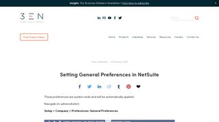 
                            2. Setting General Preferences in NetSuite | #1 NetSuite Experts in ... - 3EN