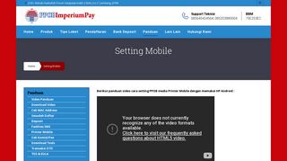 
                            2. Setting Mobile - PPOB IMPERIUMPAY