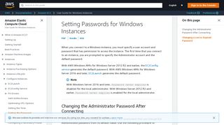 
                            7. Setting Passwords for Windows Instances - Amazon Elastic ...