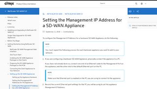 
                            3. Setting the Management IP Address for a SD-WAN Appliance