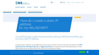 
                            9. Setting up a static IP-address for the IWL250 WIFI | European ...