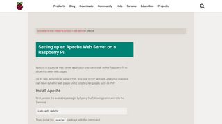 
                            2. Setting up an Apache Web Server on a Raspberry Pi - Raspberry Pi ...