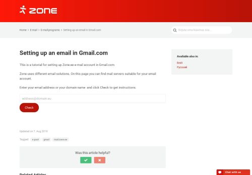 
                            6. Setting up an email in Gmail.com - Zone klienditugi - Zone.ee