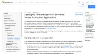 
                            12. Setting Up Authentication for Server to Server Production Applications ...