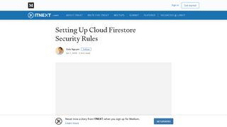 
                            10. Setting Up Cloud Firestore Security Rules – ITNEXT