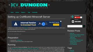 
                            7. Setting up CraftBukkit Minecraft Server | DevDungeon