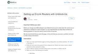 
                            11. Setting up D-Link Routers with Unblock-Us – Unblock-Us