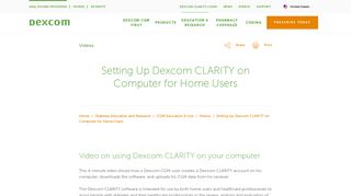 
                            6. Setting Up Dexcom CLARITY® on Computer for Home Users ...