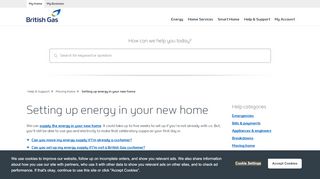 
                            4. Setting up energy in your new home - Moving home ... - British Gas