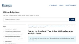 
                            13. Setting Up Gmail with Your Office 365 Email on Your Android Device ...