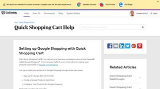 
                            11. Setting up Google Shopping with Quick Shopping Cart - GoDaddy