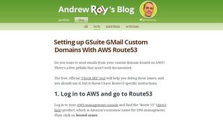 
                            5. Setting up GSuite GMail Custom Domains With AWS Route53