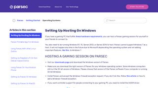 
                            11. Setting Up Hosting On Windows – Parsec