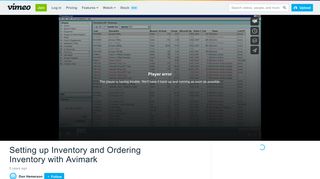 
                            6. Setting up Inventory and Ordering Inventory with Avimark on Vimeo