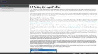 
                            2. Setting Up Login Profiles - Client for Open Enterprise Server ... - Novell