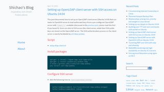 
                            10. Setting up OpenLDAP client server with SSH access on Ubuntu 14.04 ...