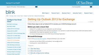 
                            4. Setting Up Outlook 2013 for Exchange - Blink