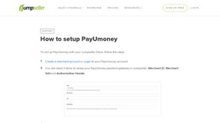 
                            6. Setting up PayUmoney - Jumpseller