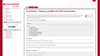 
                            4. Setting up phpBB3 with LDAP authentication - Univention Wiki