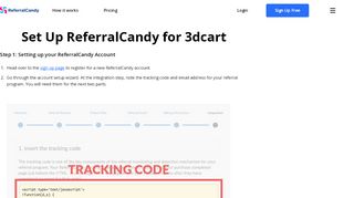
                            9. Setting up ReferralCandy for 3dcart Stores