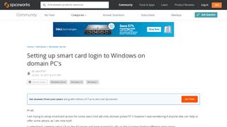 
                            13. Setting up smart card login to Windows on domain PC's - Windows ...